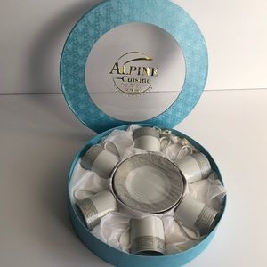 Alpine Cuisine Fine Porcelain coffee and Tea Set
